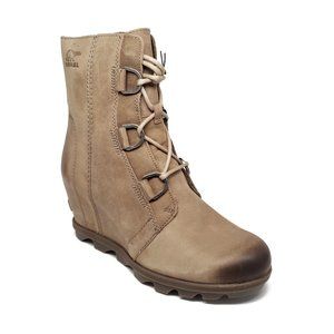 Sorel Joan Of Arctic Wedge II Boots in Ash Brown Womens Size 9.5